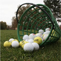 Golfles oefenballen